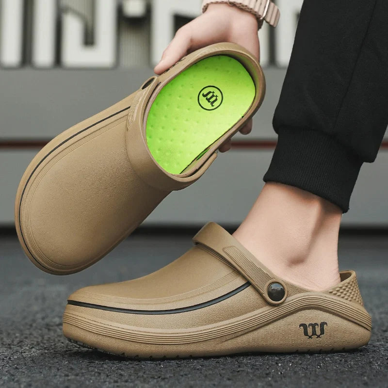 Zomerse veterschoenen voor heren in lichtgrijs