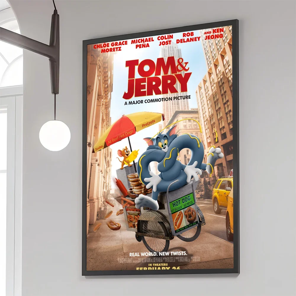 Poster met grafisch ontwerp in kleur