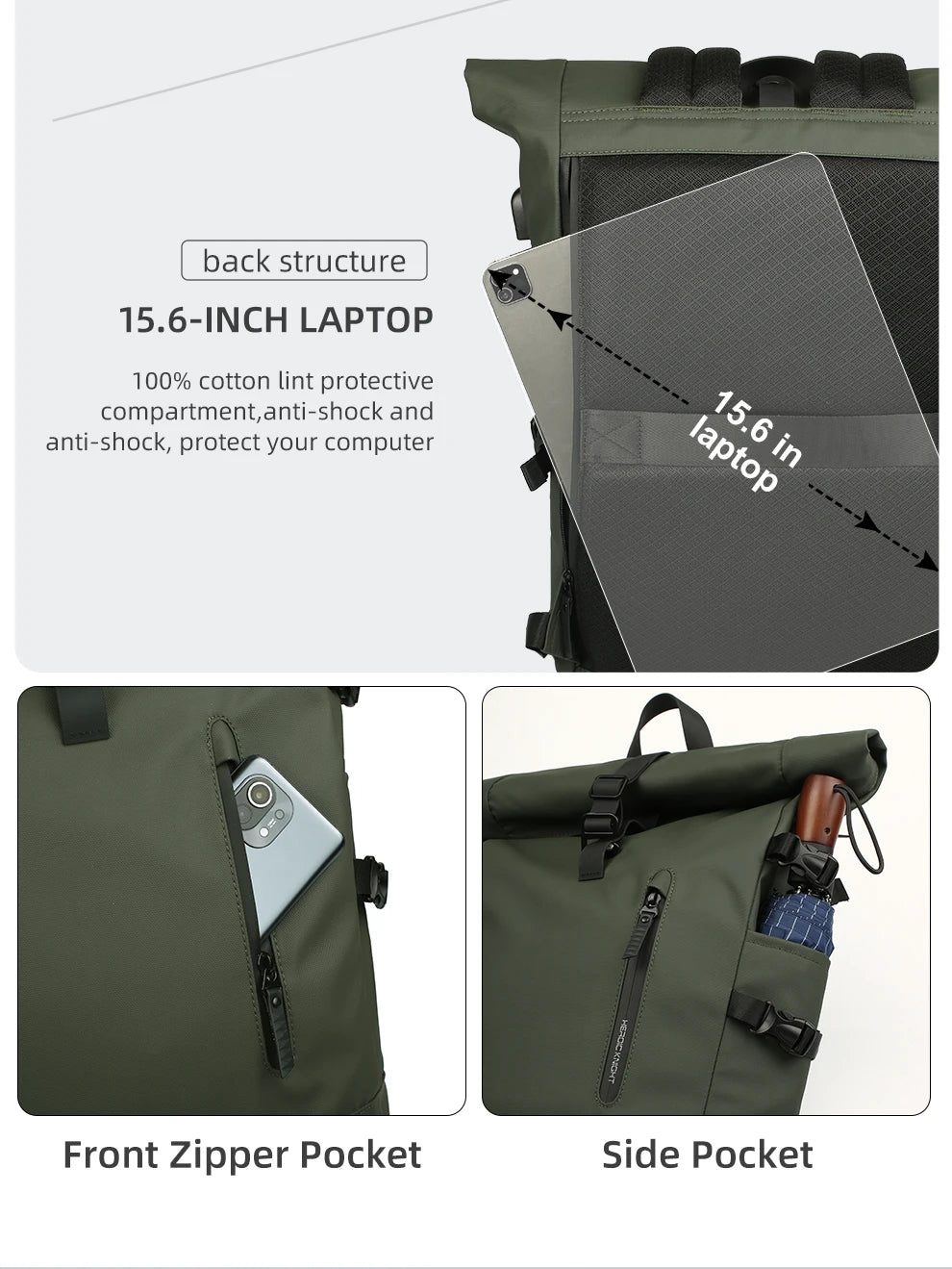 Laptop tas met afneembare schouderband – Veelzijdig en praktisch