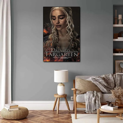 Poster van een hert of bosdier