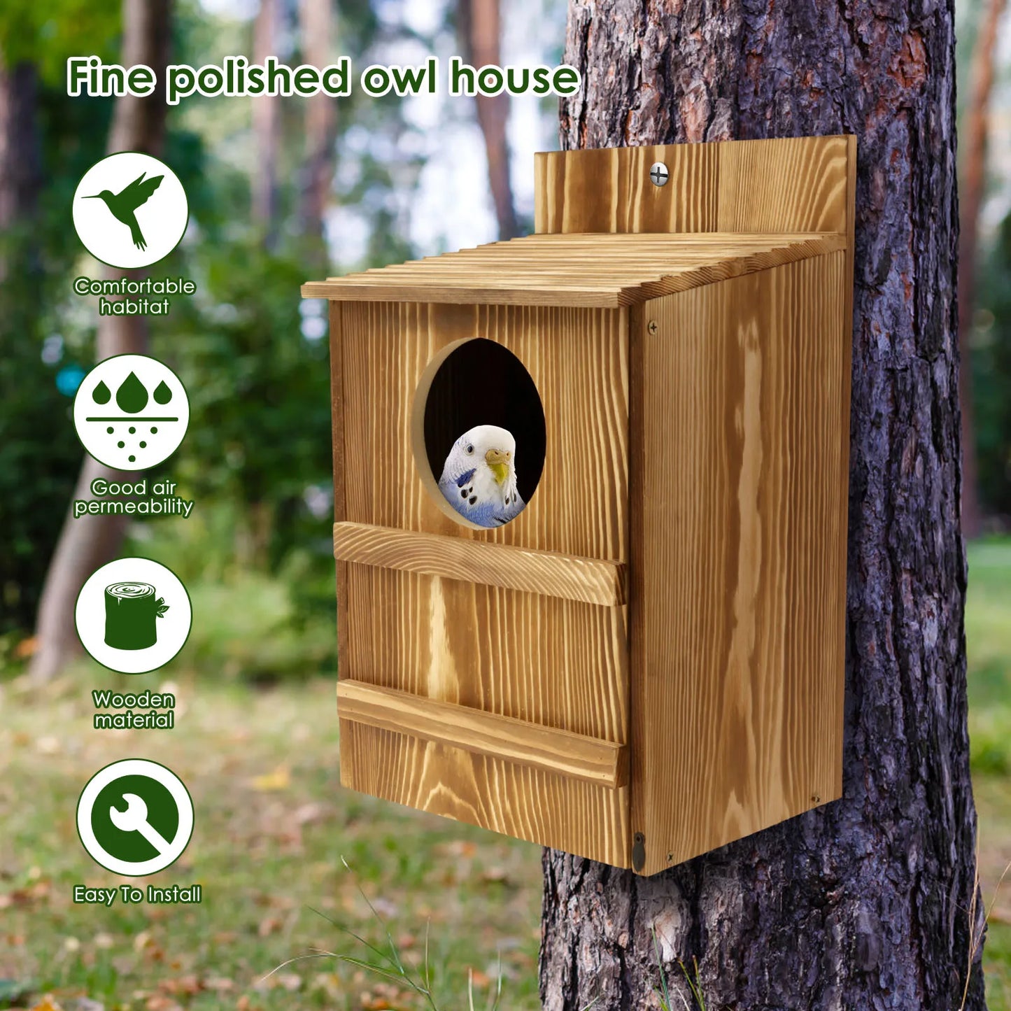 Action vogelhuisje vierkant – Simpel en functioneel