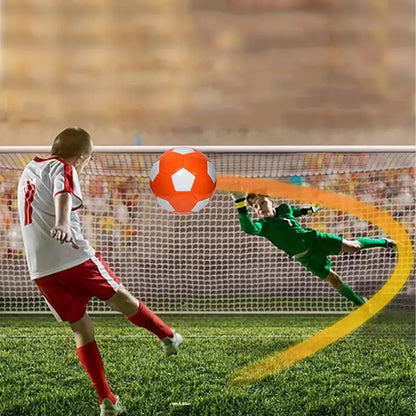 Straatvoetbal met goede grip op tegels