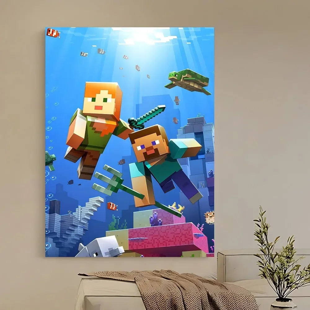 Kinderposter met vrolijke kleuren