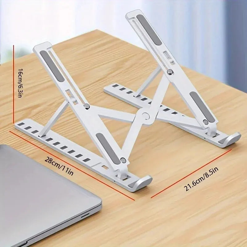 Laptopstandaard met verbeterde luchtcirculatie