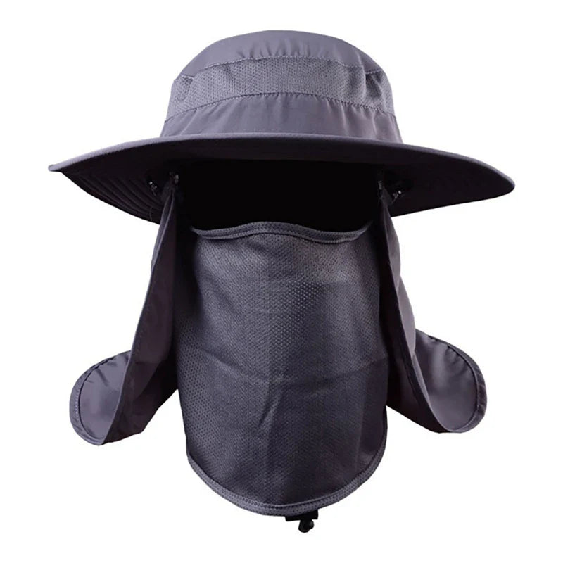 Jachthoed met mix van materialen en kleuren