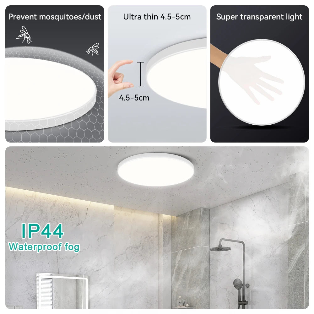 Badkamerlamp plafond zwart – Voor moderne interieurs