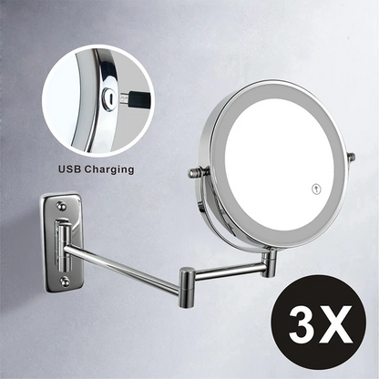 Grote badkamer spiegel met verlichting – Luxueus en modern