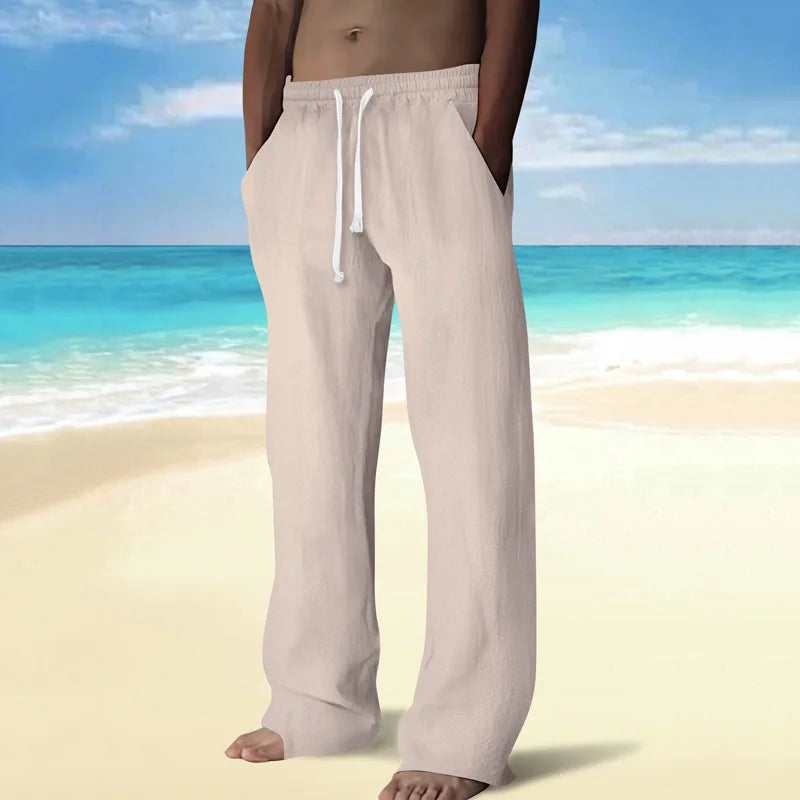 Zwarte linnen broek man – Elegant en luchtig tegelijk