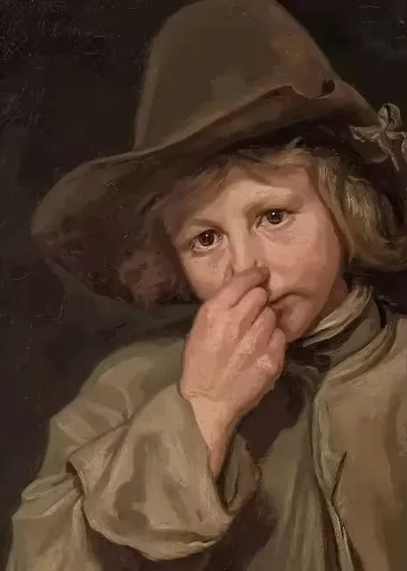 Poster van een hert of bosdier