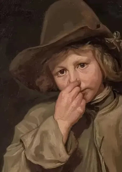 Poster van een hert of bosdier