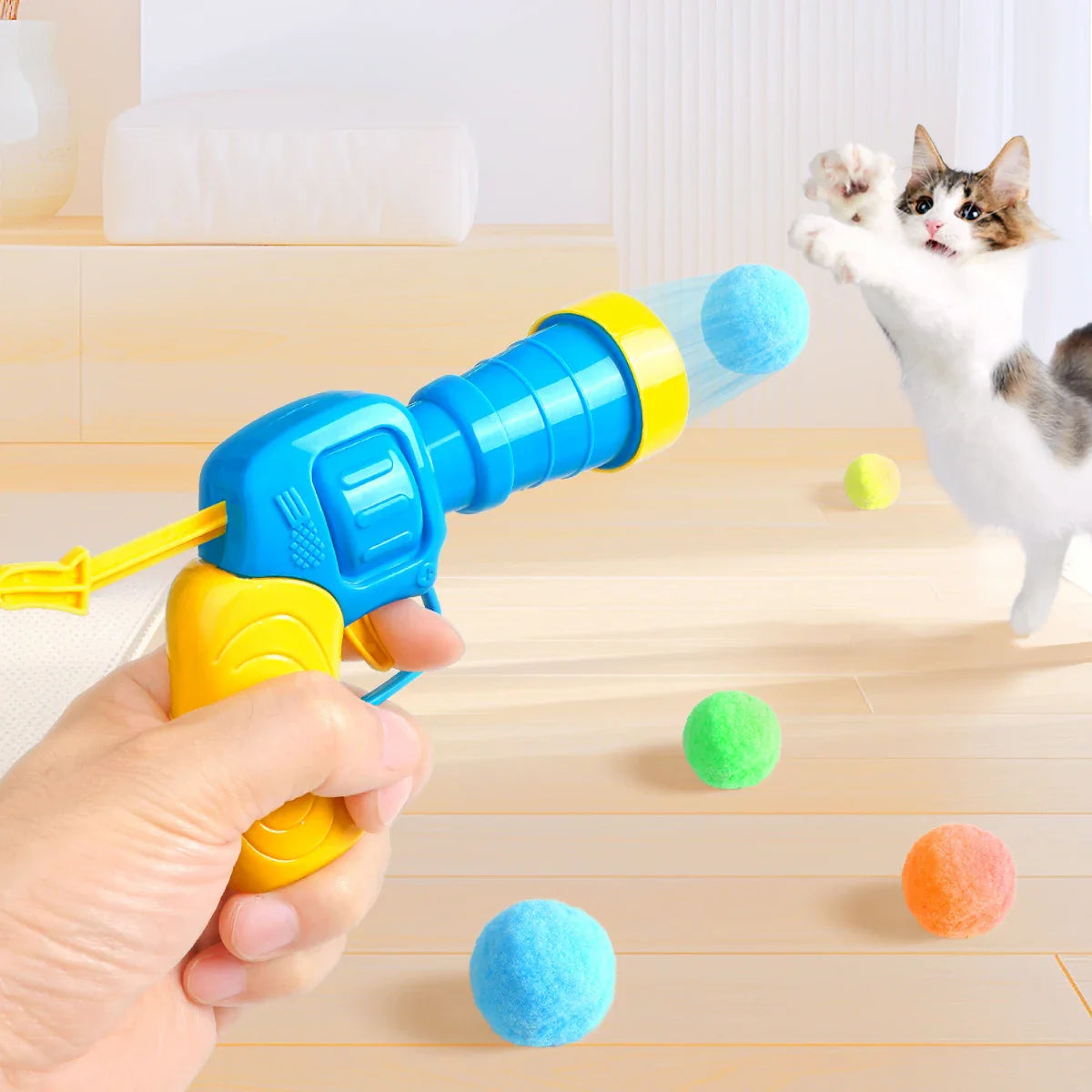 Kattenspeelgoed met automatische beweging – Speelt zelfstandig