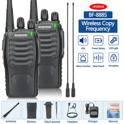 Walkie talkie kinderen met dierenprint