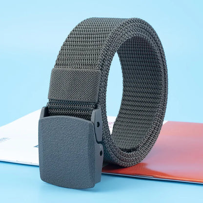 Stretch riem heren met sportieve insteek