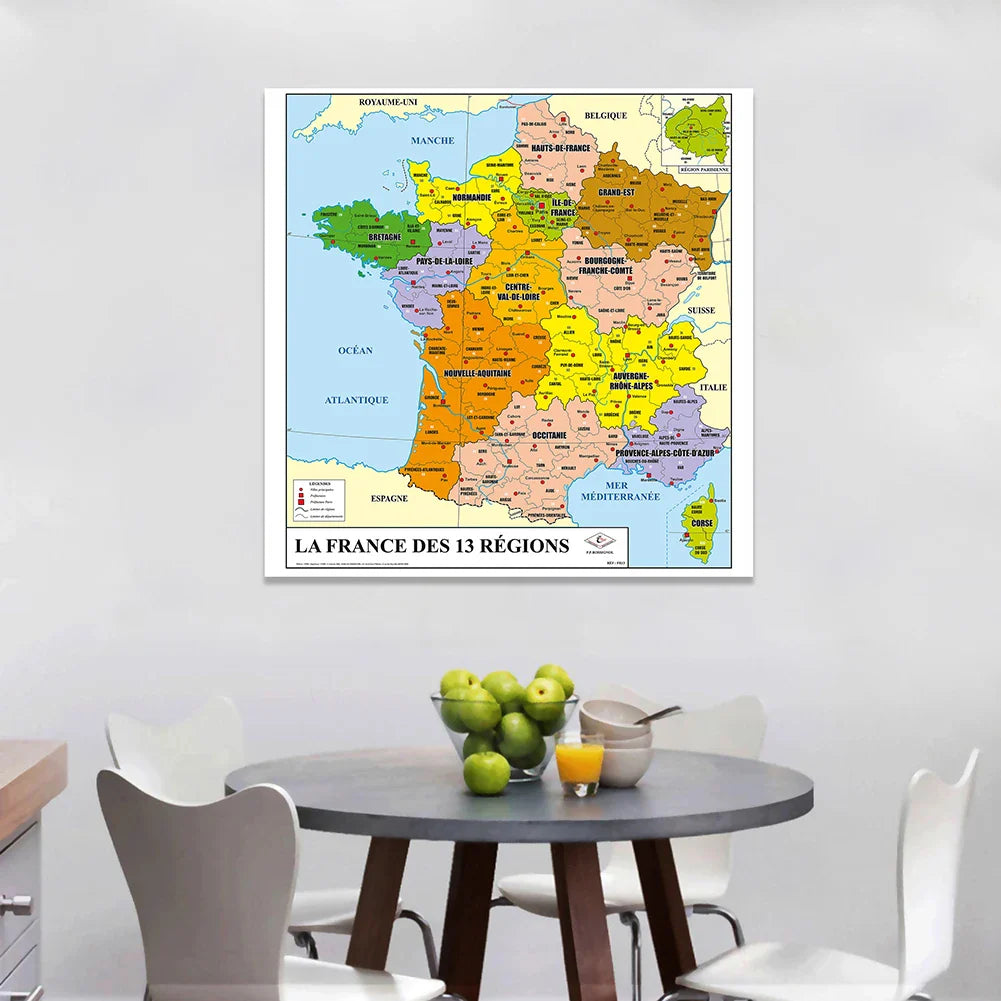 Vintage wereldkaart – Klassieke look voor je woonkamer