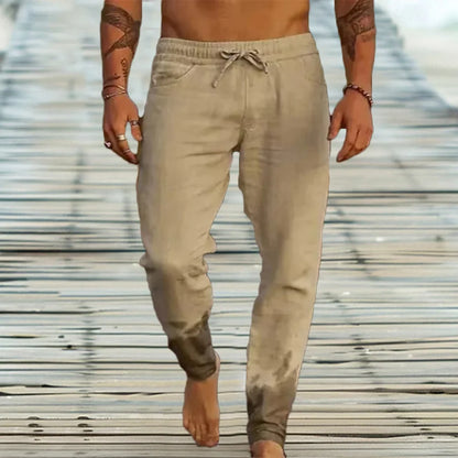 Linnen broek man in zomerse pastel – Verfrissende stijl