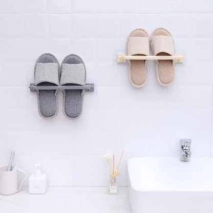 Handdoekrek met houten details – Natuurlijke accenten