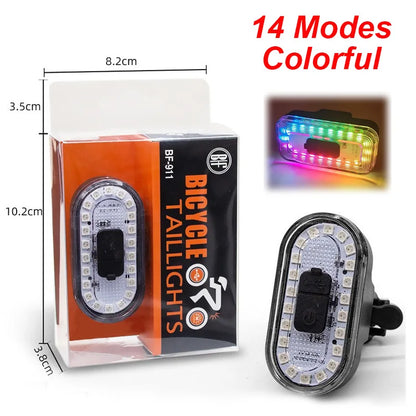 LED fietslamp met universele montageclip