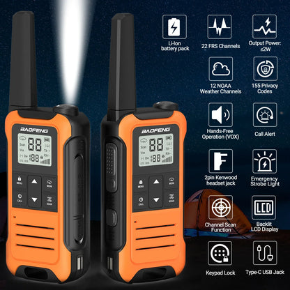 Walkie talkie met zaklamp – Perfect voor verstoppertje