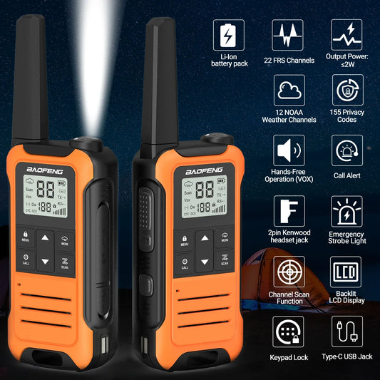 Walkie talkie met zaklamp – Perfect voor verstoppertje