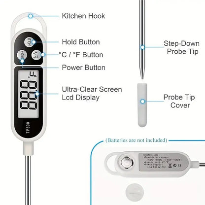 Vleesthermometer voor binnen en buiten koken