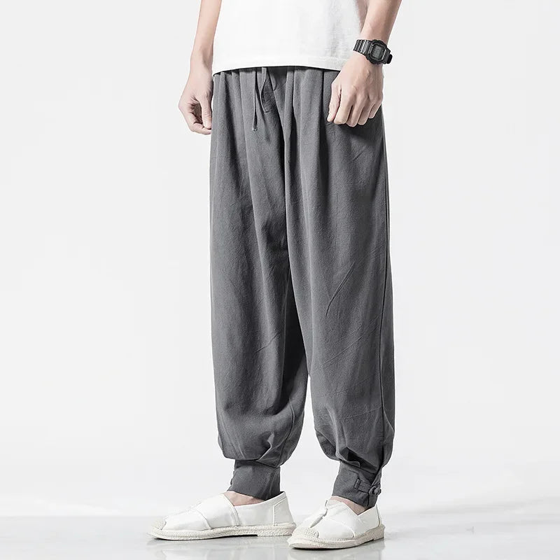 Linnen broek heren voor relaxte outfits – Licht en losjes