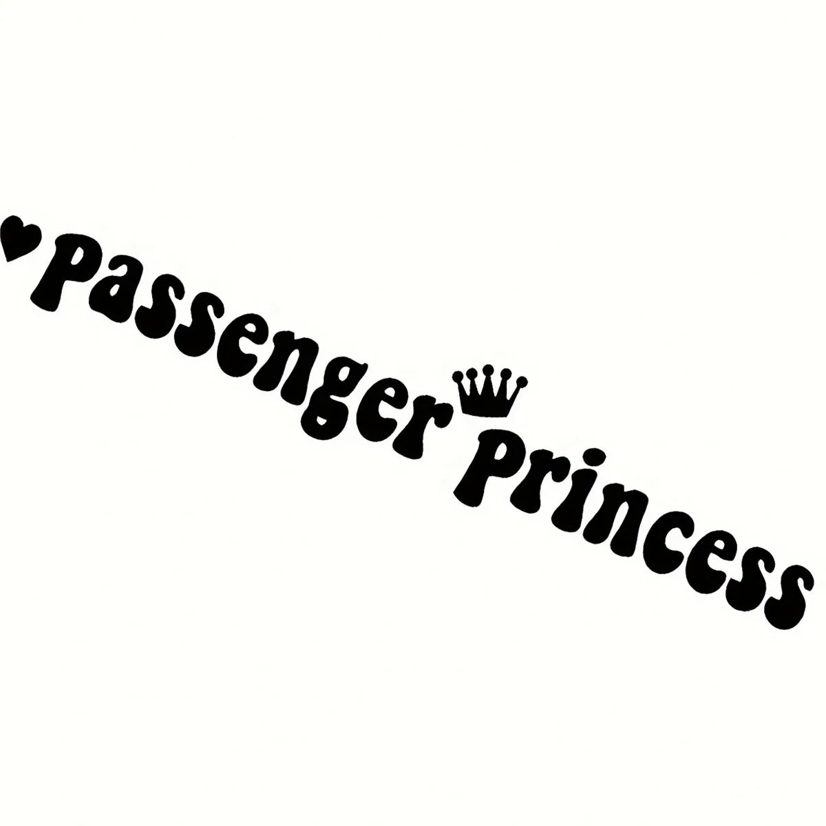 Auto stickers - Passenger Princess ontwerp voor stijlvolle auto's