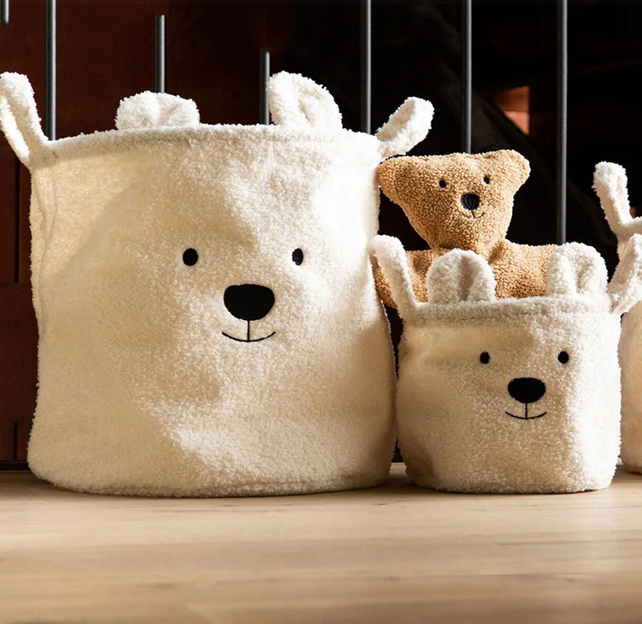 Stoere wasmand met industriële look