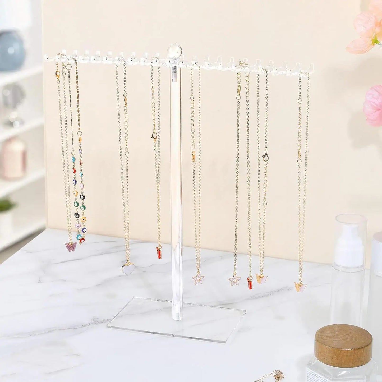 Sieraden standaard met plateau – Voor parfum en sieraden