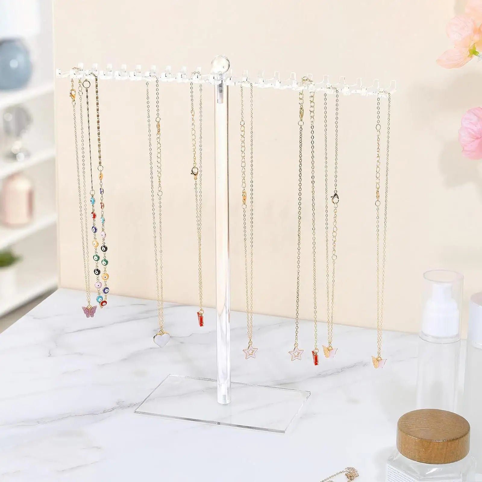 Sieraden standaard met plateau – Voor parfum en sieraden