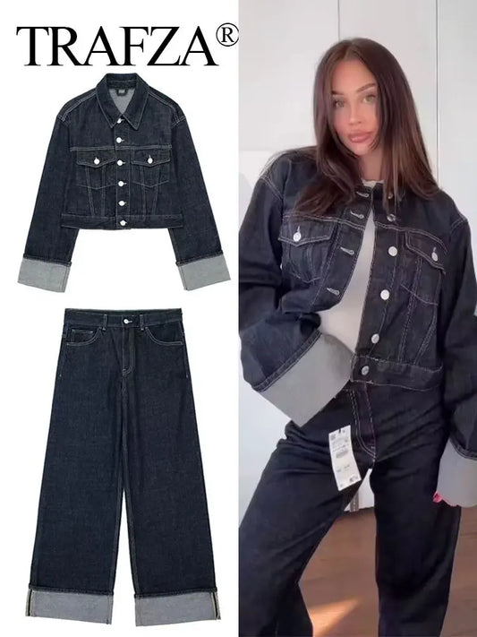 Broekpak dames met flared broek – Retro chique
