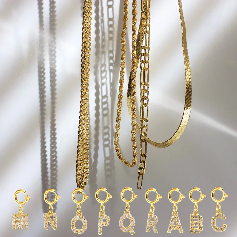 Zachte naamketting met ronde vormen