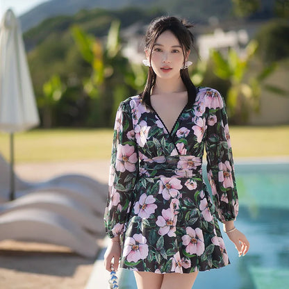 Zwemjurk met tropical print – Perfect voor zomervakanties