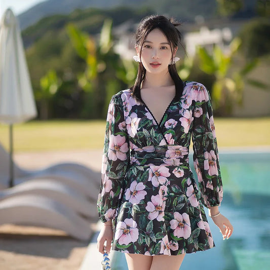 Zwemjurk met tropical print – Perfect voor zomervakanties