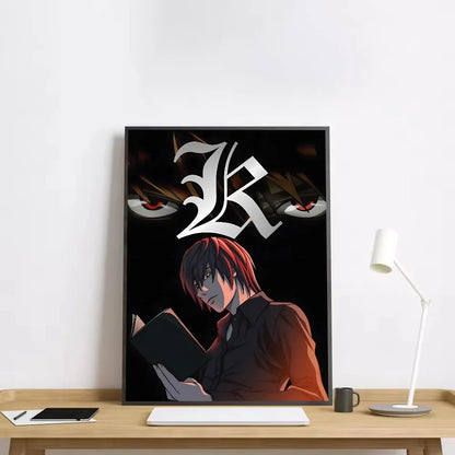 Poster met lijnen en vlakken in modern design