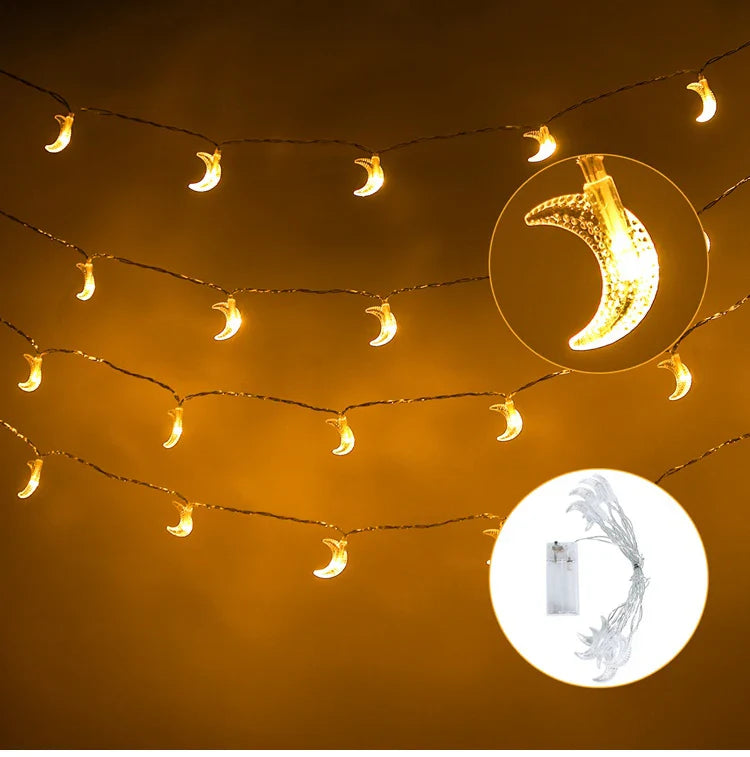 Licht slinger met transparante balletjes – Modern en licht