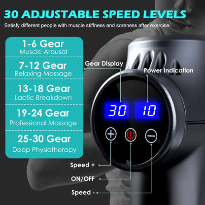 Massage gun met snelle oplader – Snel weer paraat