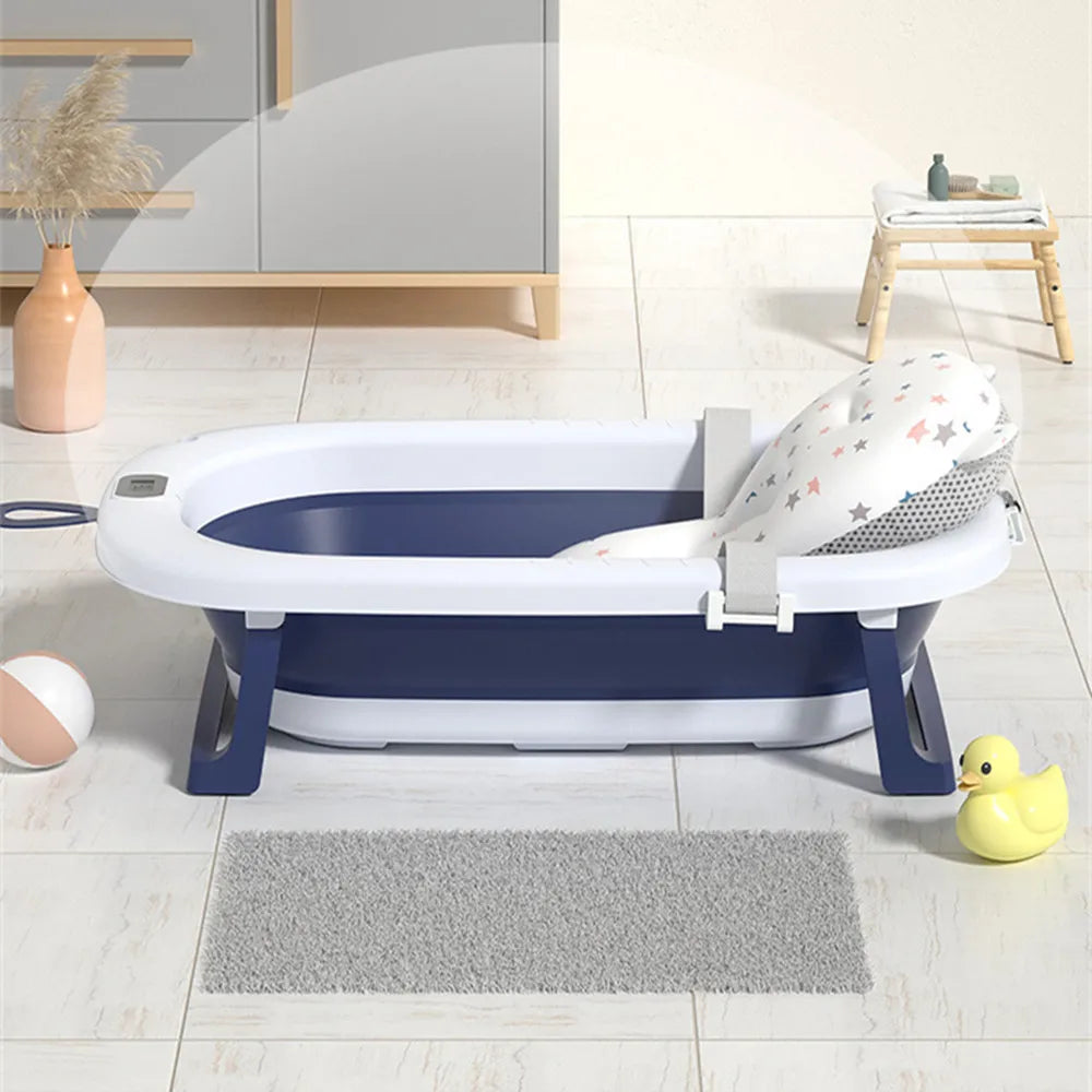 Compact babybadje met geïntegreerde thermometer