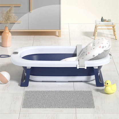 Compact babybadje met geïntegreerde thermometer