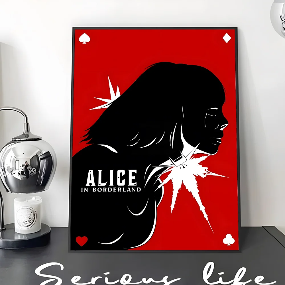 Grote poster voor boven het bed