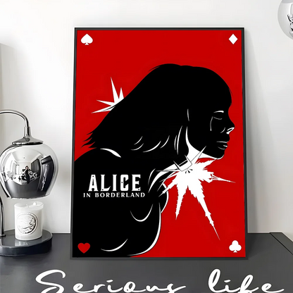 Grote poster voor boven het bed