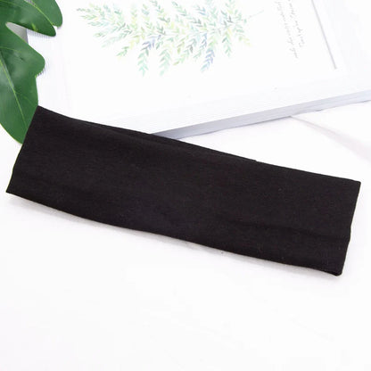 Dames haarband met elastiek en print