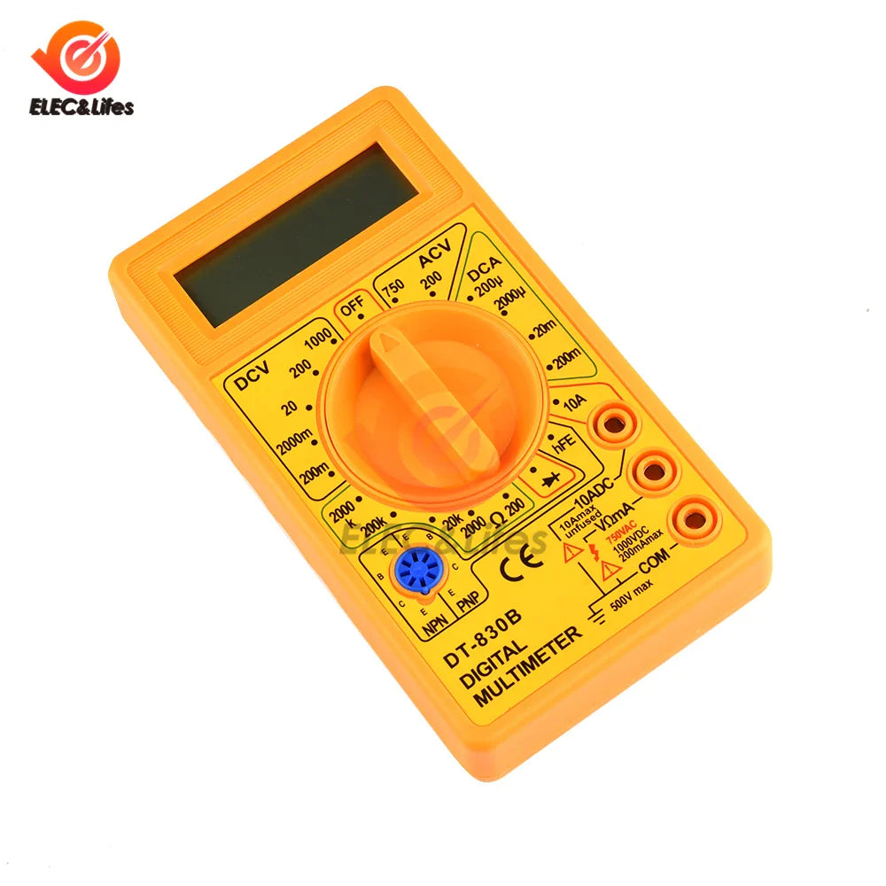 Multimeter voor spanningscontrole in schakelkasten