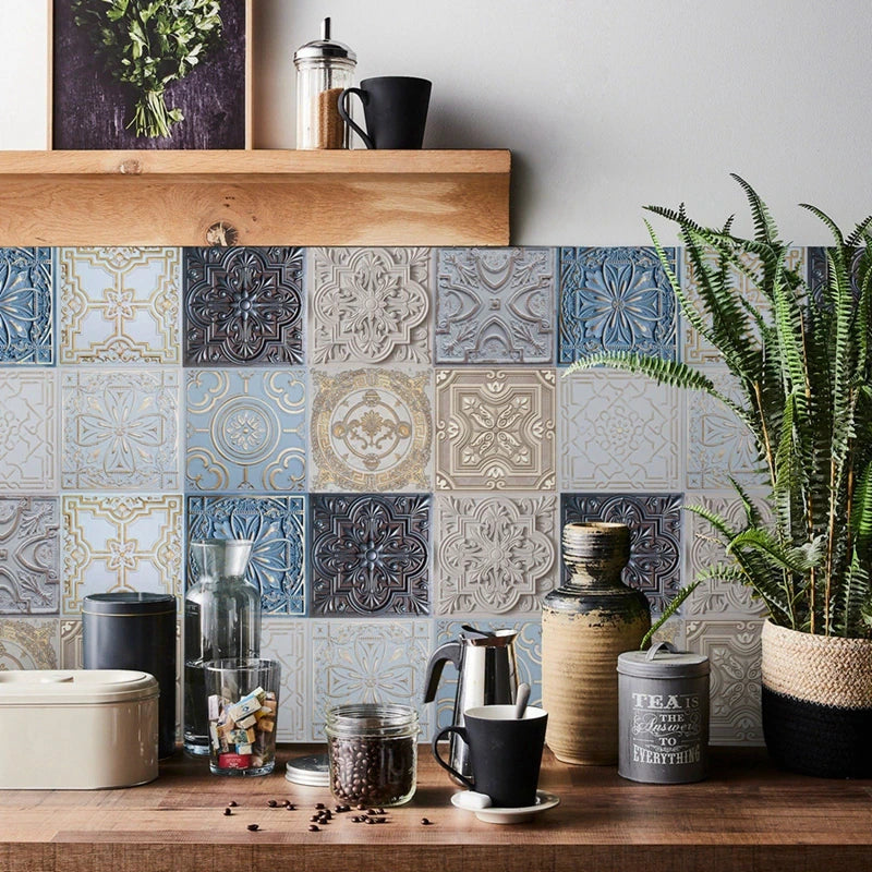 Keuken mozaiek tegels met houtlook – Warm en bijzonder