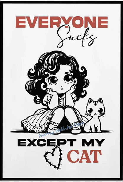 Poster met illustratie – Speels en uniek