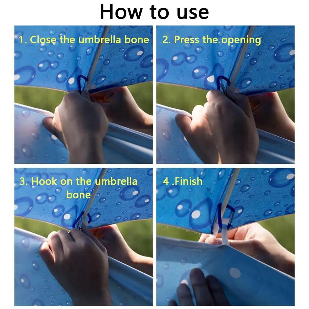 IKEA parasol met eenvoudig opbergsysteem