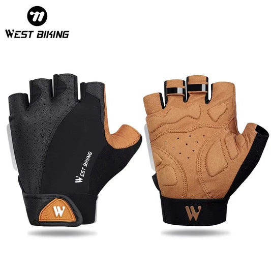 Slanke leren handschoenen voor heren in zwart