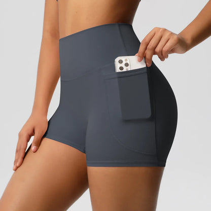Yoga kleding in neutrale tinten met stretch