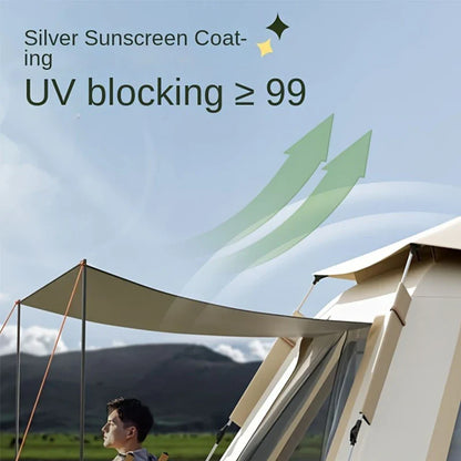 Pop-up tent ideaal voor weekendtrips – Licht en handig