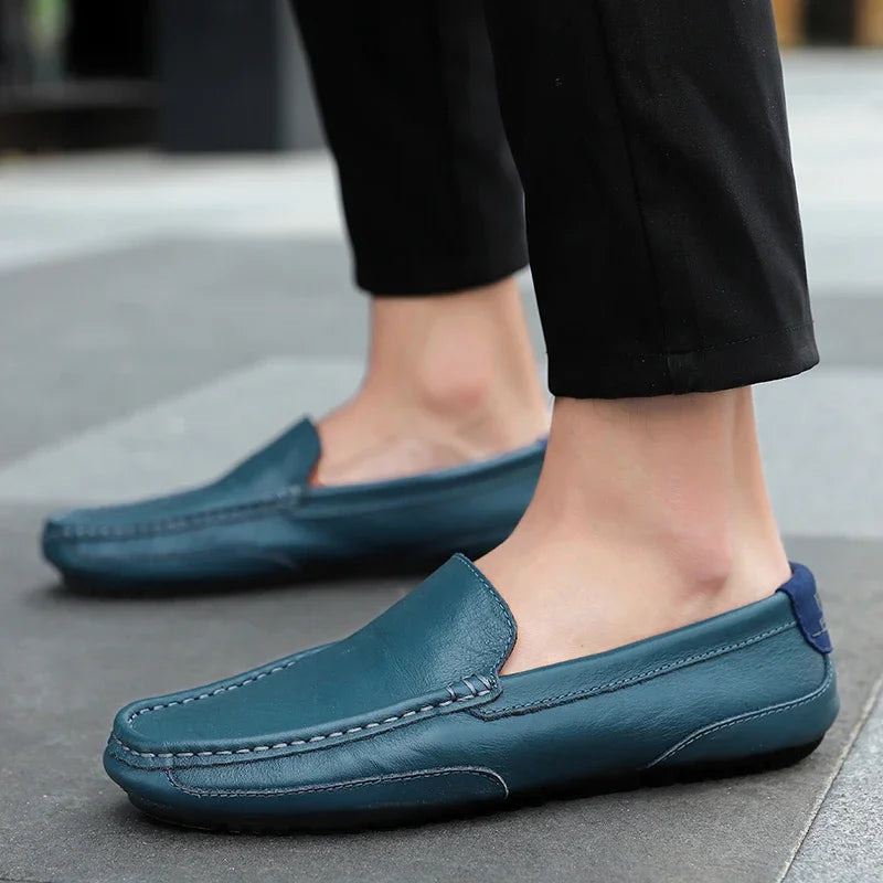 Suède zomerschoen heren met luxe uitstraling