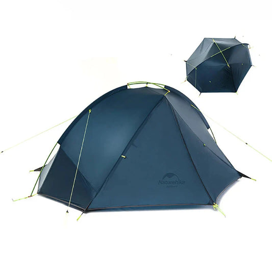 Camping tent met luifel – Schaduw en beschutting